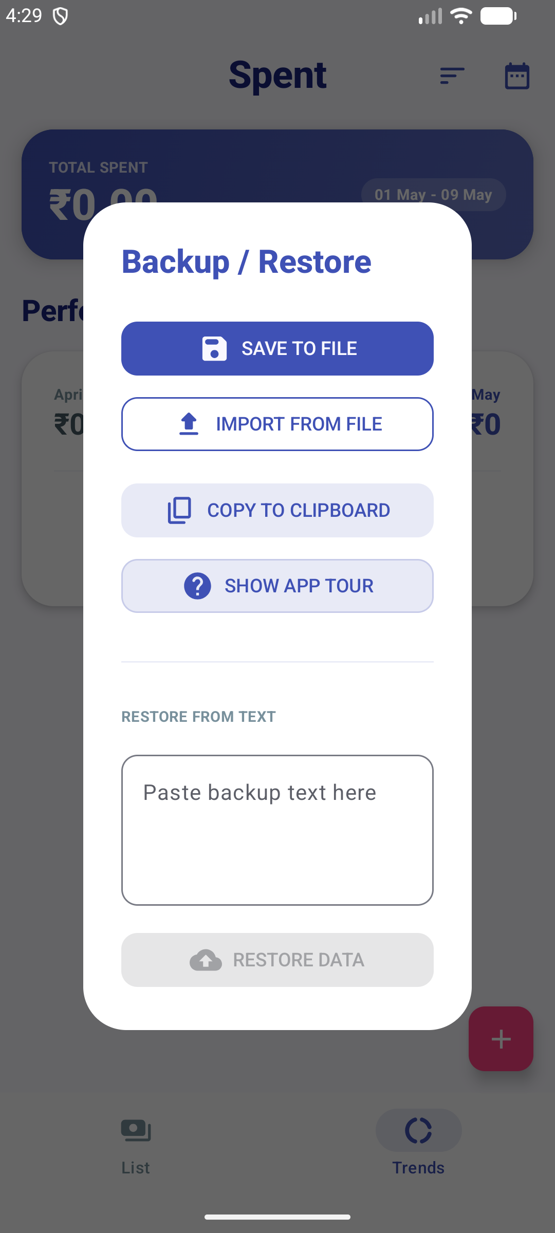 Backup & Restore